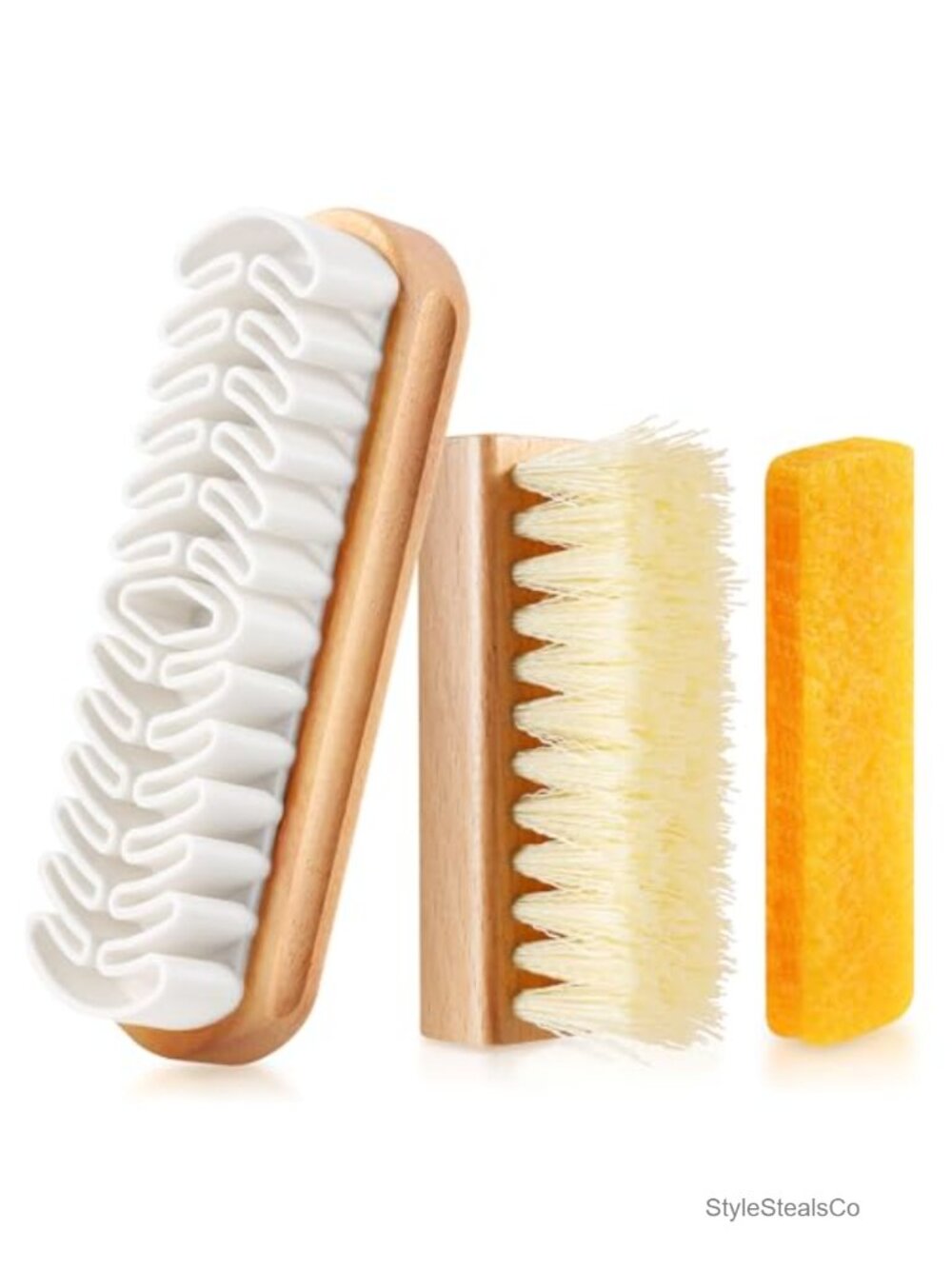 Suede Nubuck Shoe Cleaning Brush Set Crepe Eraser Microfiber Cloth